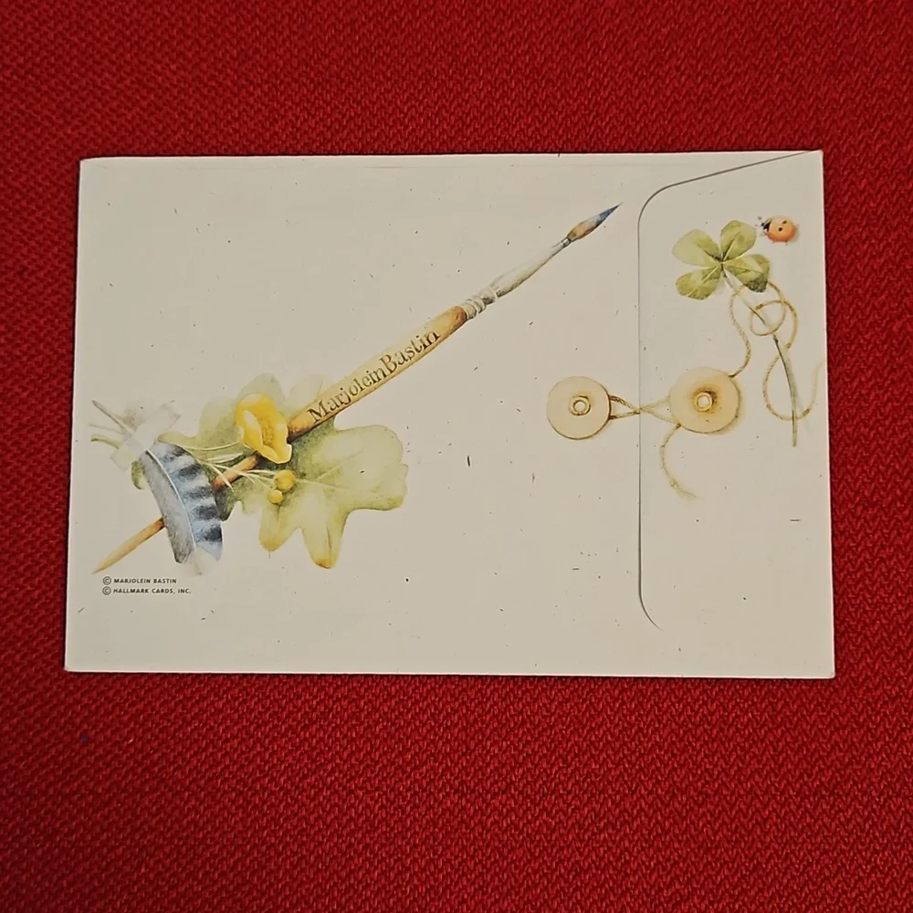 Marjolein Bastin 'Nature's Sketchbook' lot tissue paper and envelopes Hallmark